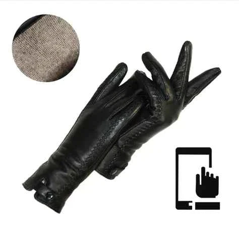 RetroGrove Vintage Leather Ladies Gloves - Classic Retro Style, Premium Quality, Perfect for All Occasions