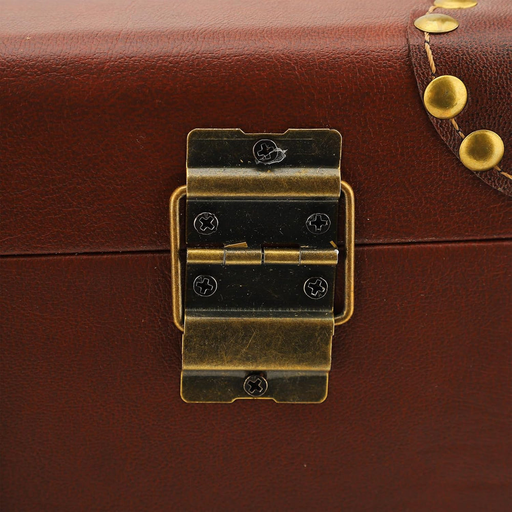 Heritage Brown Vintage Leather Carry-On Overnight Case with Durable Alloy Lock – Stylish Travel Bag