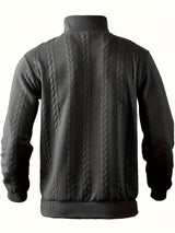 Vintage Men's Jumper with Zip - Victor - 2