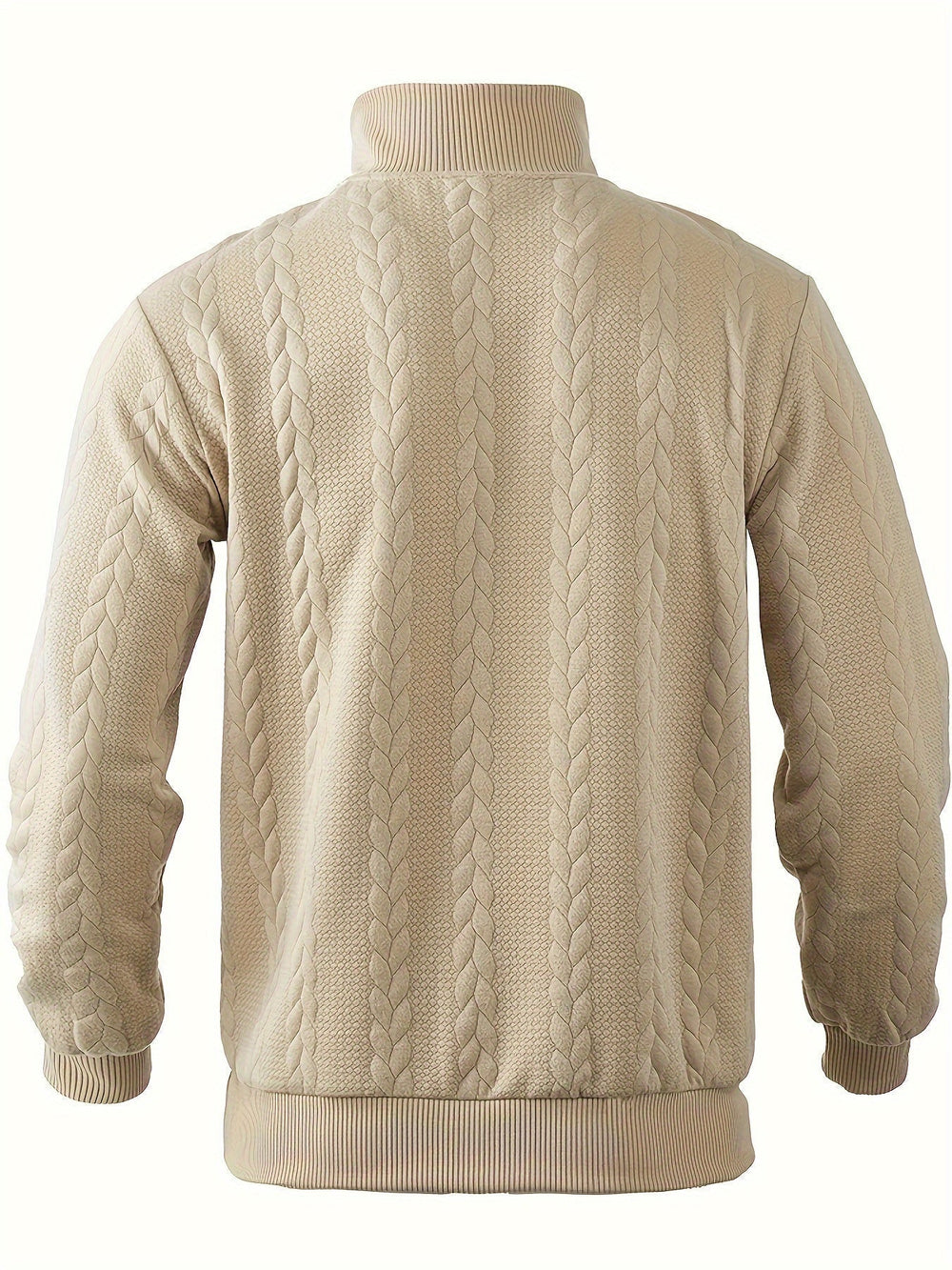 Vintage Men's Jumper with Zip - Victor - 6