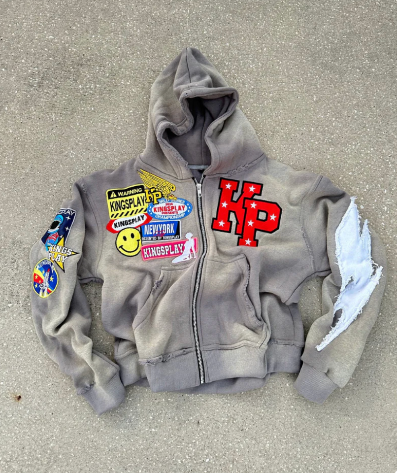 Elite KP Men's Full-Zip Hoodie - Premium Comfort & Style for Active Lifestyle