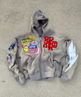 Elite KP Men's Full-Zip Hoodie - Premium Comfort & Style for Active Lifestyle