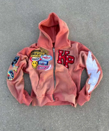 Elite KP Men's Full-Zip Hoodie - Premium Comfort & Style for Active Lifestyle