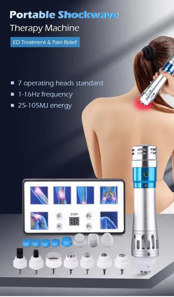 Portable Shockwave Therapy Device for Men's Health - Advanced Pain Relief & Performance Enhancement