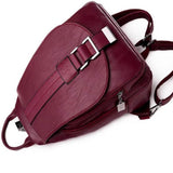Stylish Premium Water-Resistant Leather Backpack for Women - Durable, Fashionable, and Versatile Travel Bag