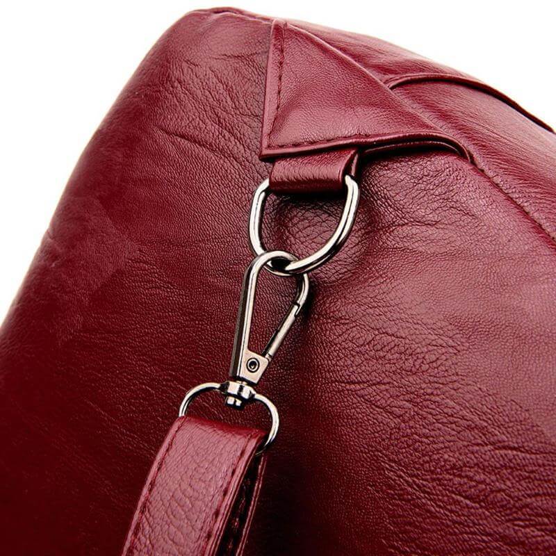 Stylish Premium Water-Resistant Leather Backpack for Women - Durable, Fashionable, and Versatile Travel Bag