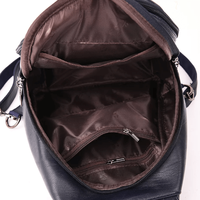 Stylish Premium Water-Resistant Leather Backpack for Women - Durable, Fashionable, and Versatile Travel Bag
