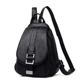 Stylish Premium Water-Resistant Leather Backpack for Women - Durable, Fashionable, and Versatile Travel Bag