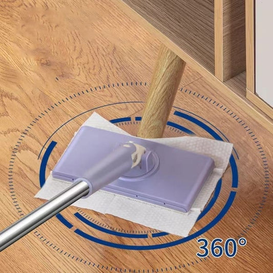 360° Rotating Flat Mop – Hands-Free Cleaning & Efficient Floor Care