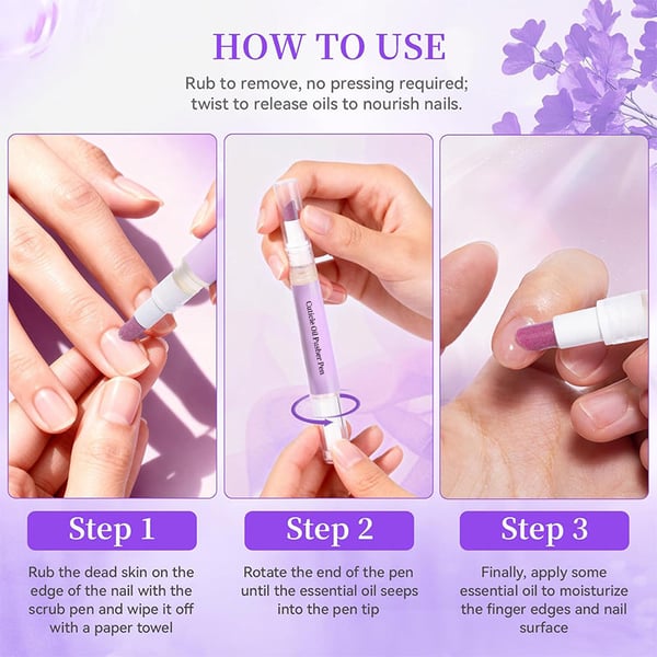Cuticle Care Oil Pen – Nourishing Nail Treatment, Fast-Absorbing & Portable Everyday Care