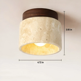Enhanced Product Title: "Wabi Sabi Yellow Marble Japanese Ceiling Lamp - TranquilStone | Elegant Home Lighting | Unique Design for Modern Interiors" 

This optimized title includes relevant keywords and phrases that can help improve visibility in Google S