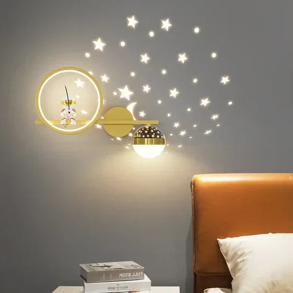 GlowNest Children's Wall Lamp - Soft Night Light for Kids' Room Decor