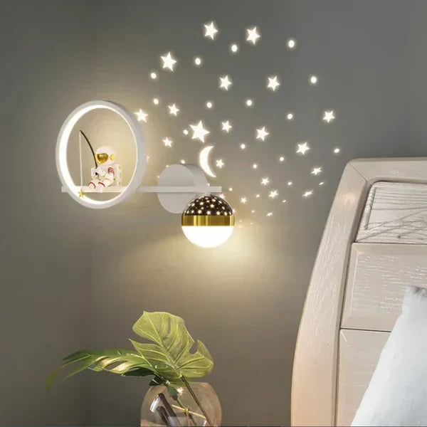 GlowNest Children's Wall Lamp - Soft Night Light for Kids' Room Decor