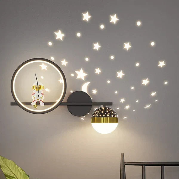 GlowNest Children's Wall Lamp - Soft Night Light for Kids' Room Decor