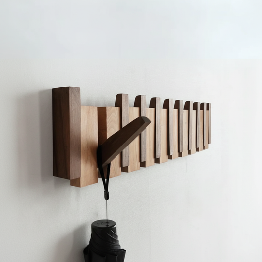 Wall Mounted Coat Rack – Wooden & Modern Design