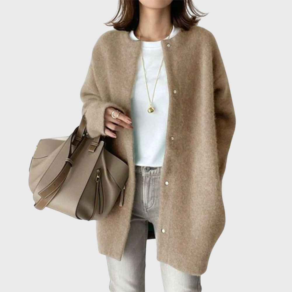 Stylish Wanda Longline Open-Front Cardigan for Women - Cozy & Versatile Layering Piece