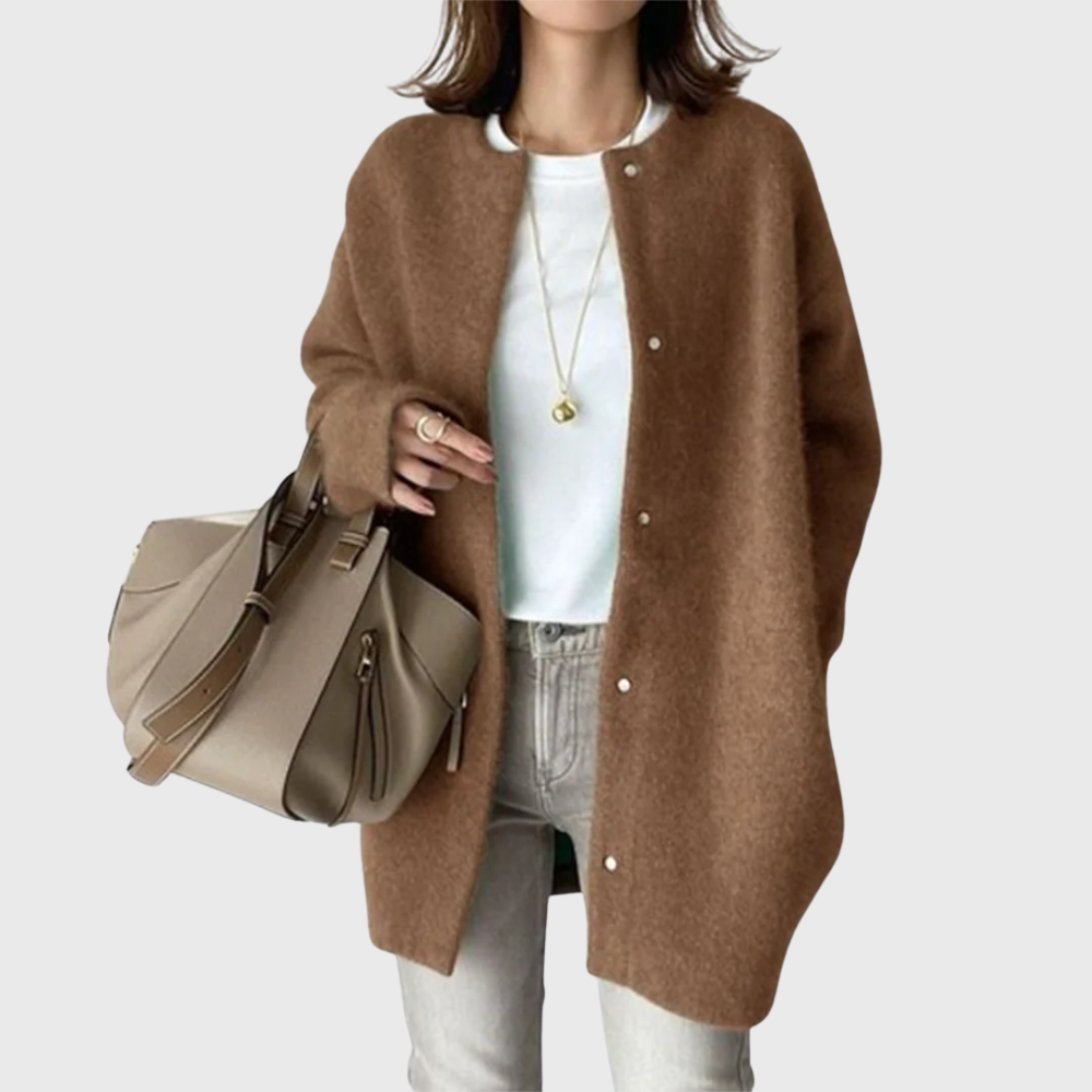 Stylish Wanda Longline Open-Front Cardigan for Women - Cozy & Versatile Layering Piece