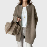 Stylish Wanda Longline Open-Front Cardigan for Women - Cozy & Versatile Layering Piece