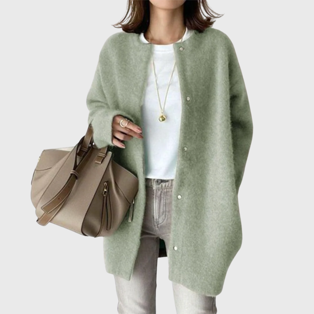 Stylish Wanda Longline Open-Front Cardigan for Women - Cozy & Versatile Layering Piece