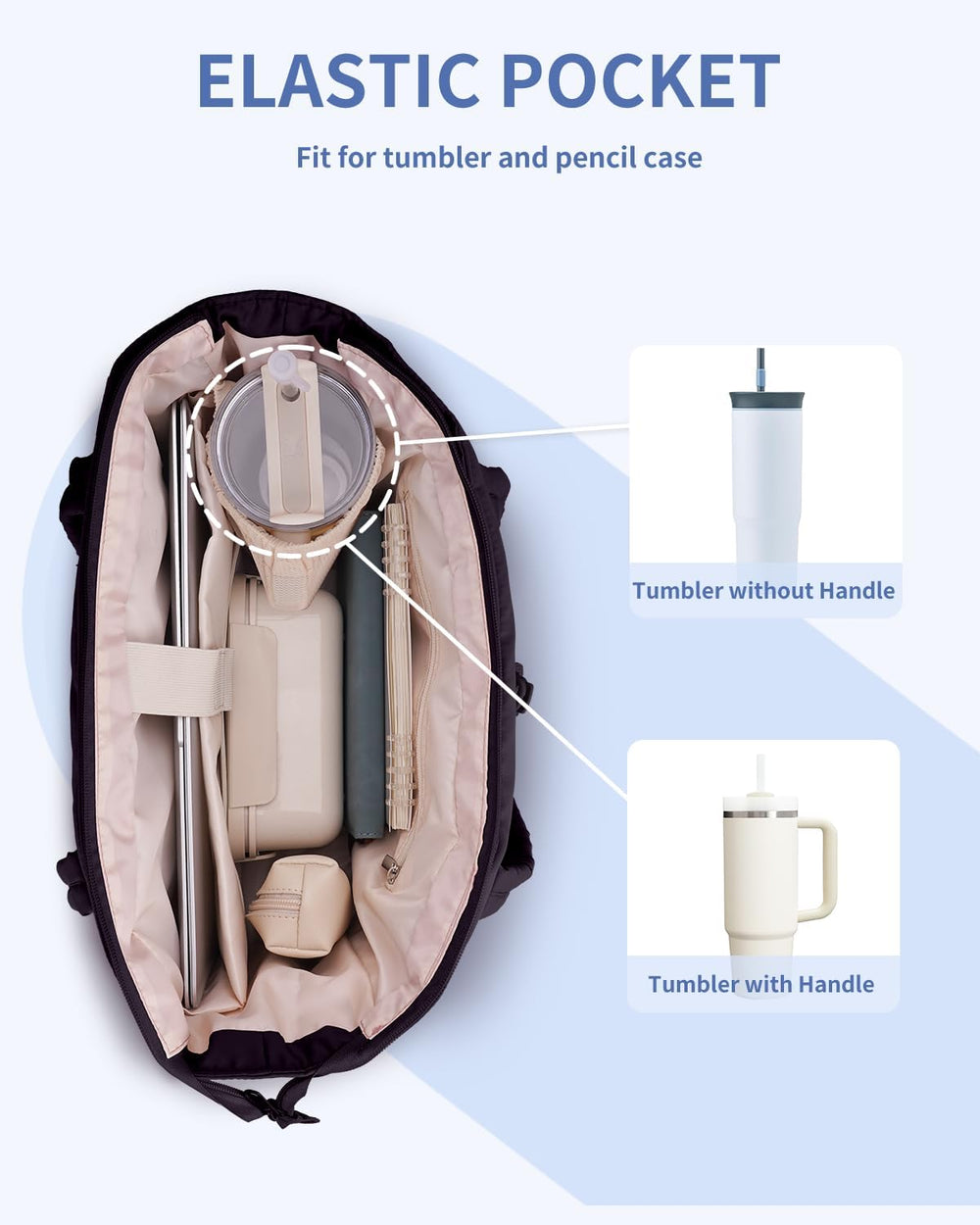 Padded Puffer Tote Bag - Beige