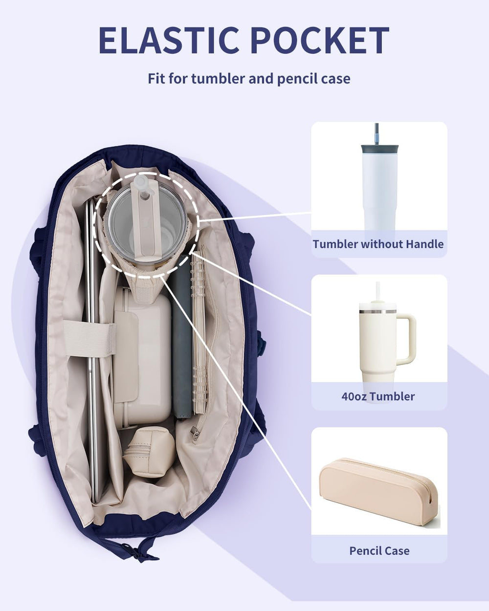 Padded Puffer Tote Bag - Beige