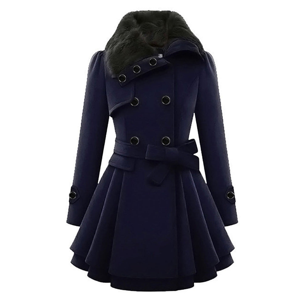 Warm and Long Ladies' Winter Coat - Vivienne