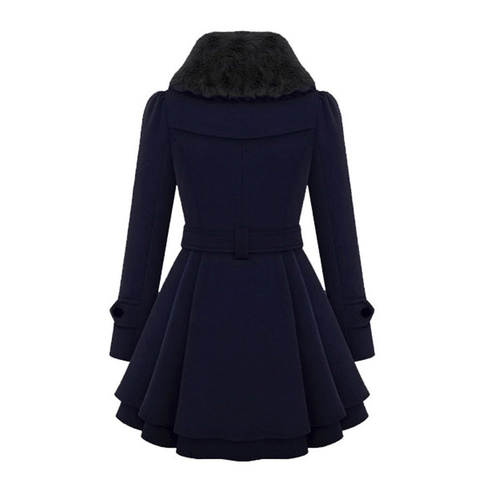 Warm and Long Ladies' Winter Coat - Vivienne