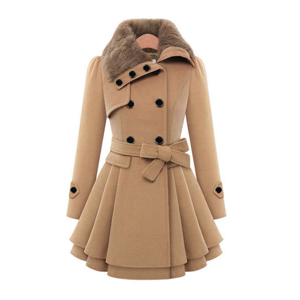 Warm and Long Ladies' Winter Coat - Vivienne
