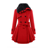 Warm and Long Ladies' Winter Coat - Vivienne
