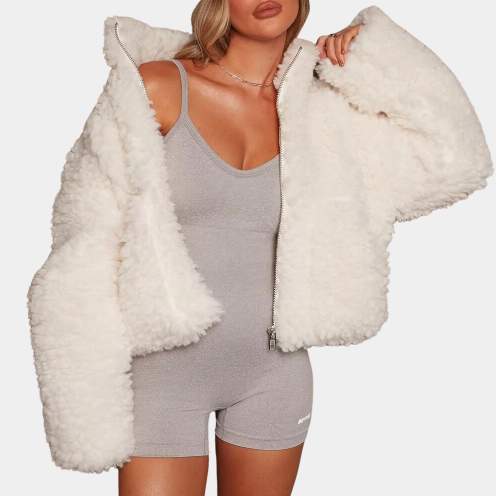 Warm and Soft Ladies' Coat - Livia