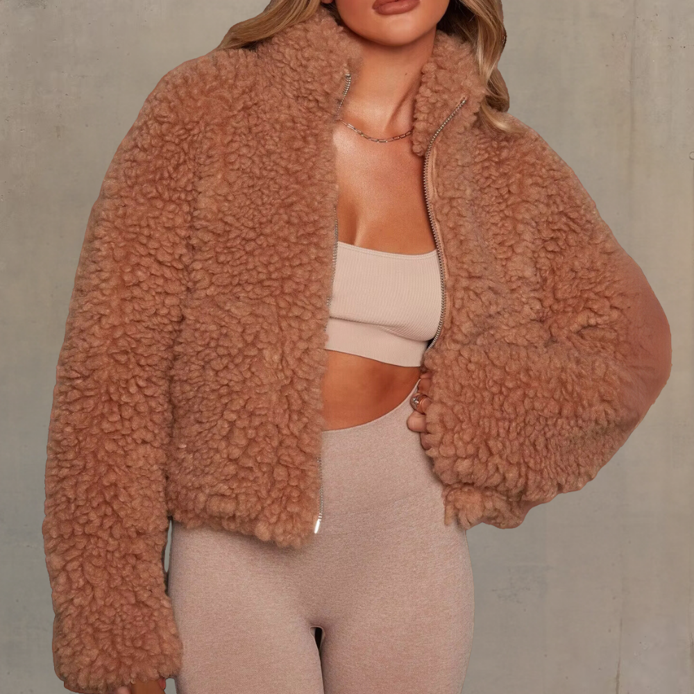 Warm and Soft Ladies' Coat - Livia