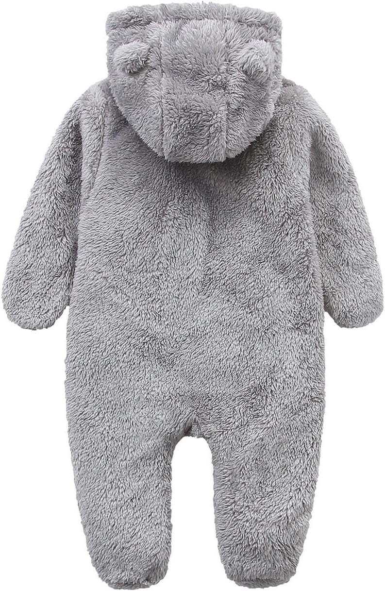 Cozy Hooded Baby Romper - Warm & Snuggly Infant Jumpsuit for Ultimate Comfort
