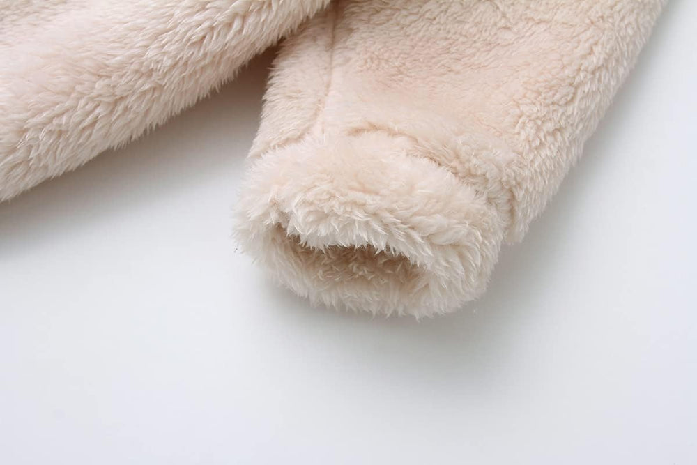 Cozy Hooded Baby Romper - Warm & Snuggly Infant Jumpsuit for Ultimate Comfort