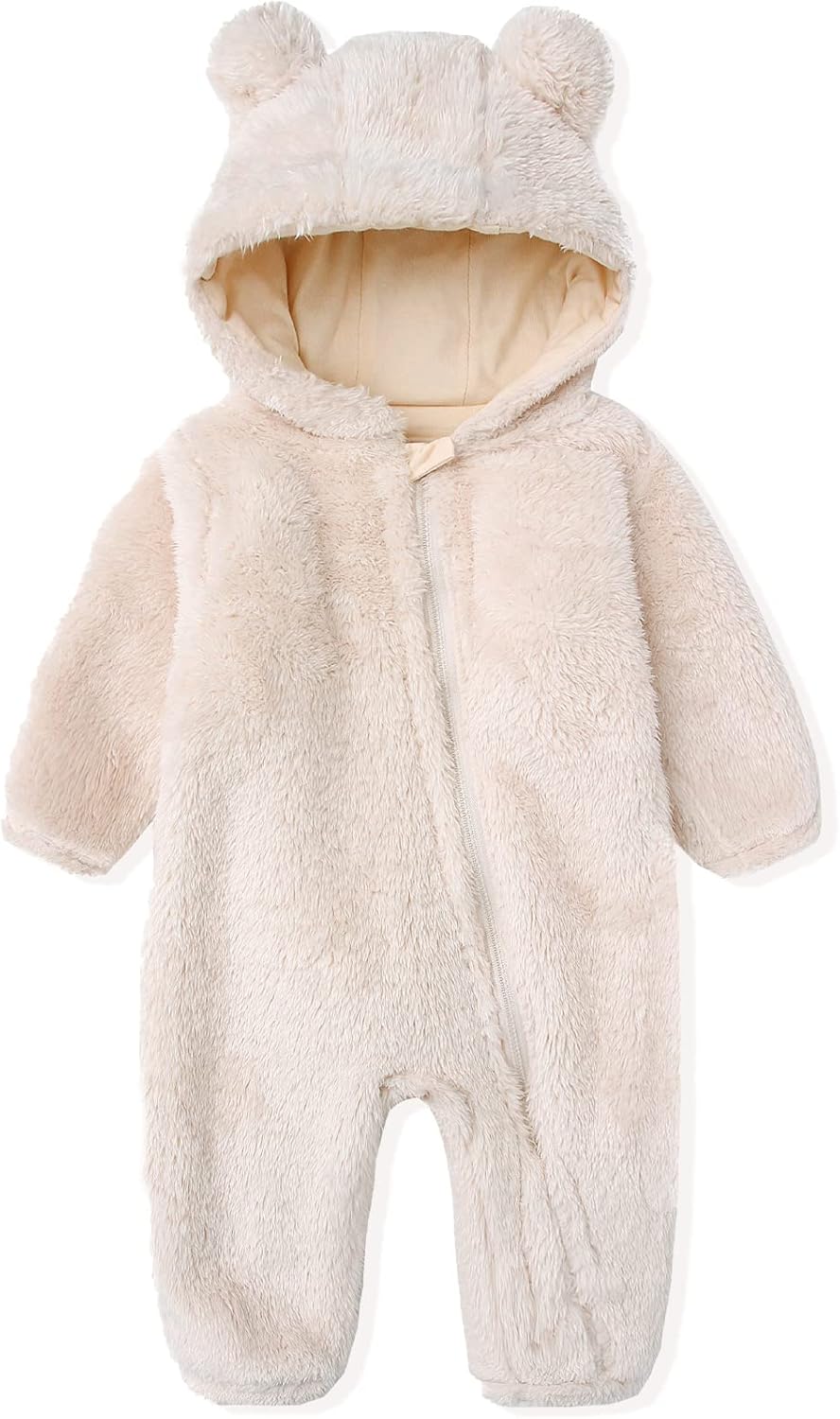 Cozy Hooded Baby Romper - Warm & Snuggly Infant Jumpsuit for Ultimate Comfort