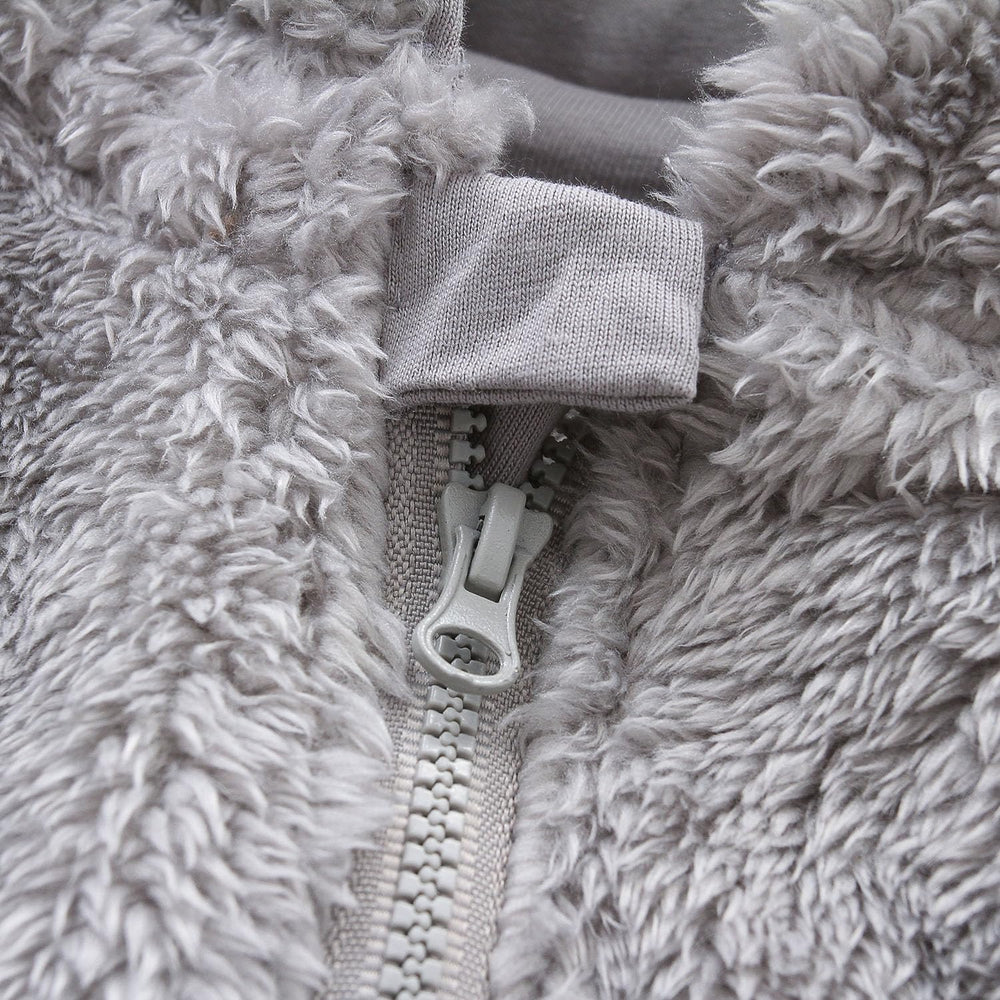 Cozy Hooded Baby Romper - Warm & Snuggly Infant Jumpsuit for Ultimate Comfort