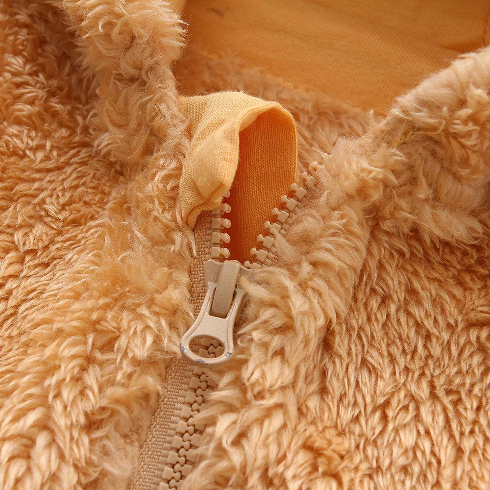 Cozy Hooded Baby Romper - Warm & Snuggly Infant Jumpsuit for Ultimate Comfort