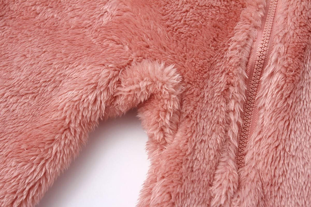 Cozy Hooded Baby Romper - Warm & Snuggly Infant Jumpsuit for Ultimate Comfort