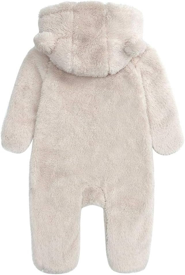 Cozy Hooded Baby Romper - Warm & Snuggly Infant Jumpsuit for Ultimate Comfort