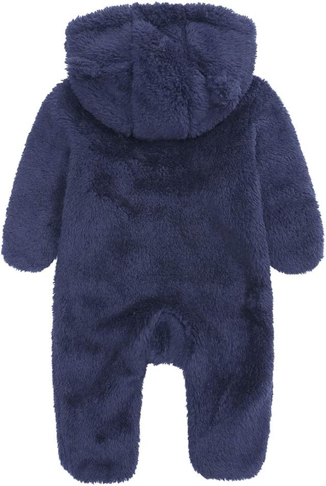 Cozy Hooded Baby Romper - Warm & Snuggly Infant Jumpsuit for Ultimate Comfort