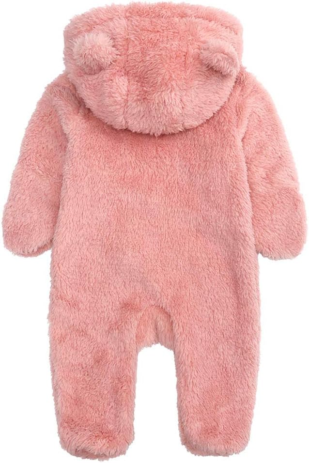 Cozy Hooded Baby Romper - Warm & Snuggly Infant Jumpsuit for Ultimate Comfort