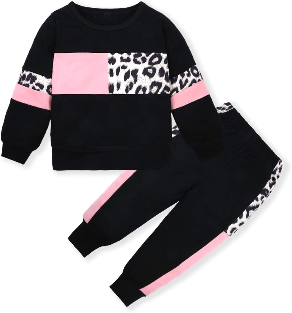Cozy Girls' Warm Baby Sweater Set - Soft Knit Pullover & Pants Outfit for Winter