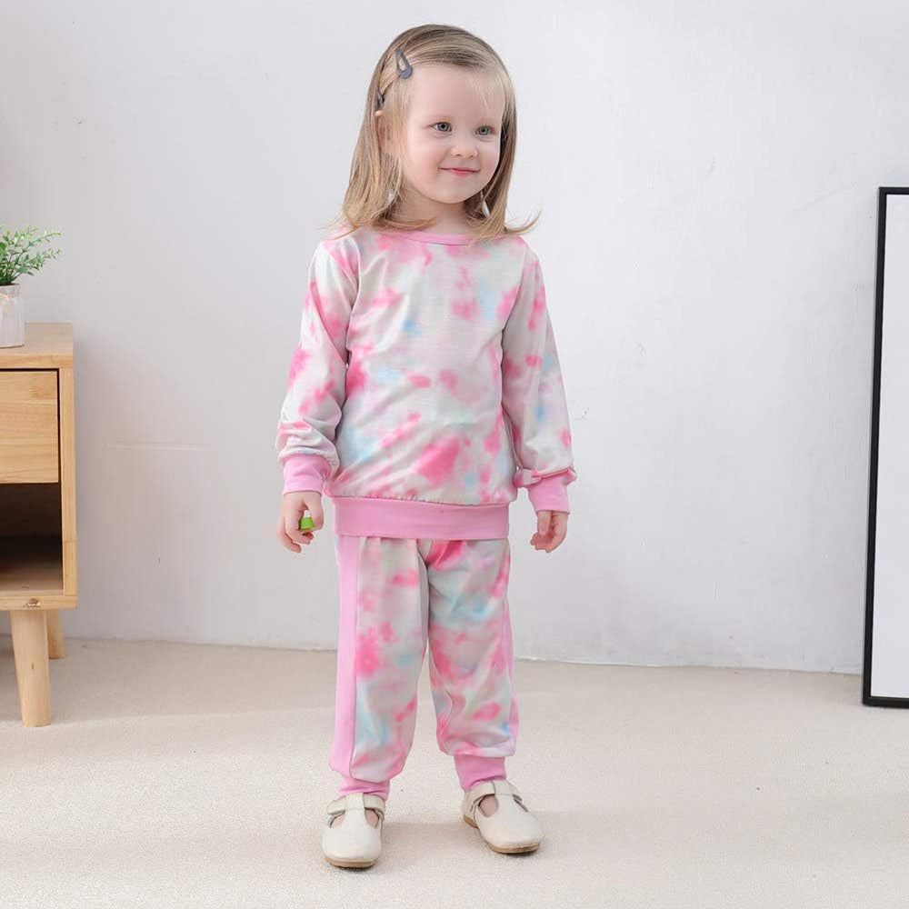 Cozy Girls' Warm Baby Sweater Set - Soft Knit Pullover & Pants Outfit for Winter