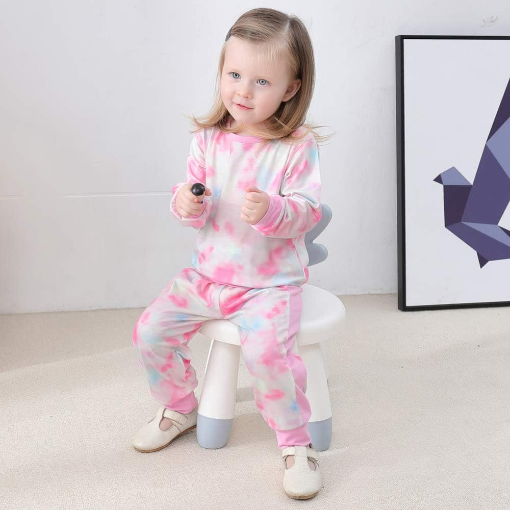 Cozy Girls' Warm Baby Sweater Set - Soft Knit Pullover & Pants Outfit for Winter
