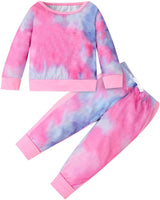 Cozy Girls' Warm Baby Sweater Set - Soft Knit Pullover & Pants Outfit for Winter