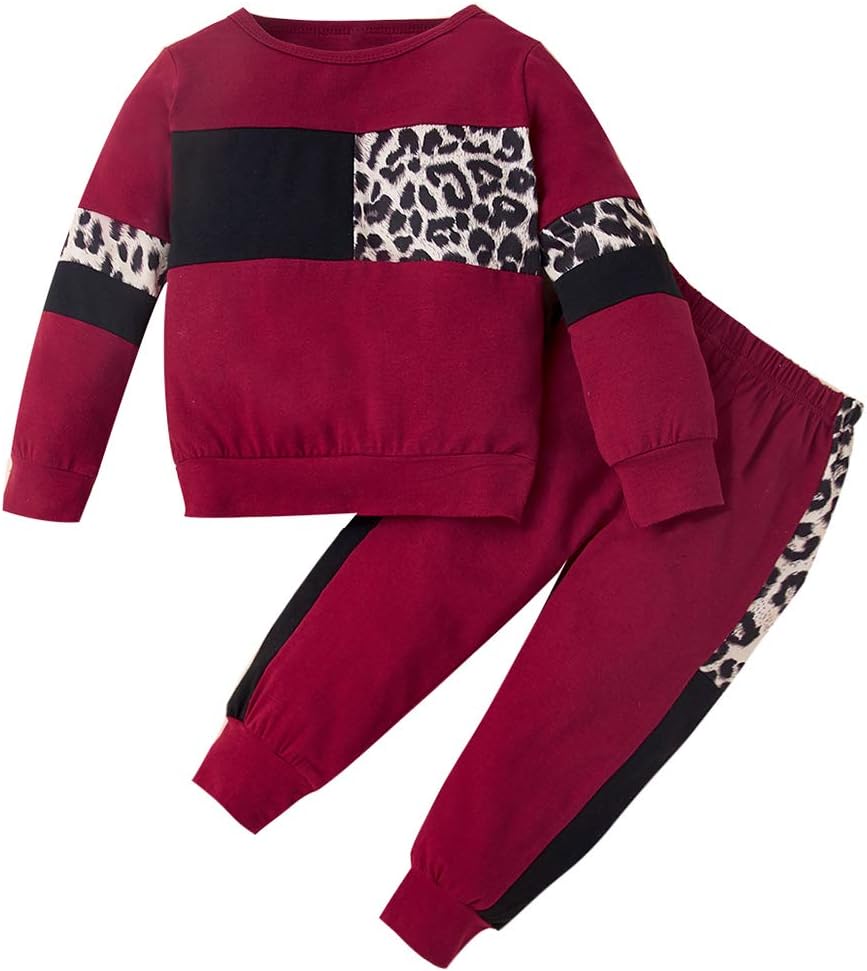 Cozy Girls' Warm Baby Sweater Set - Soft Knit Pullover & Pants Outfit for Winter