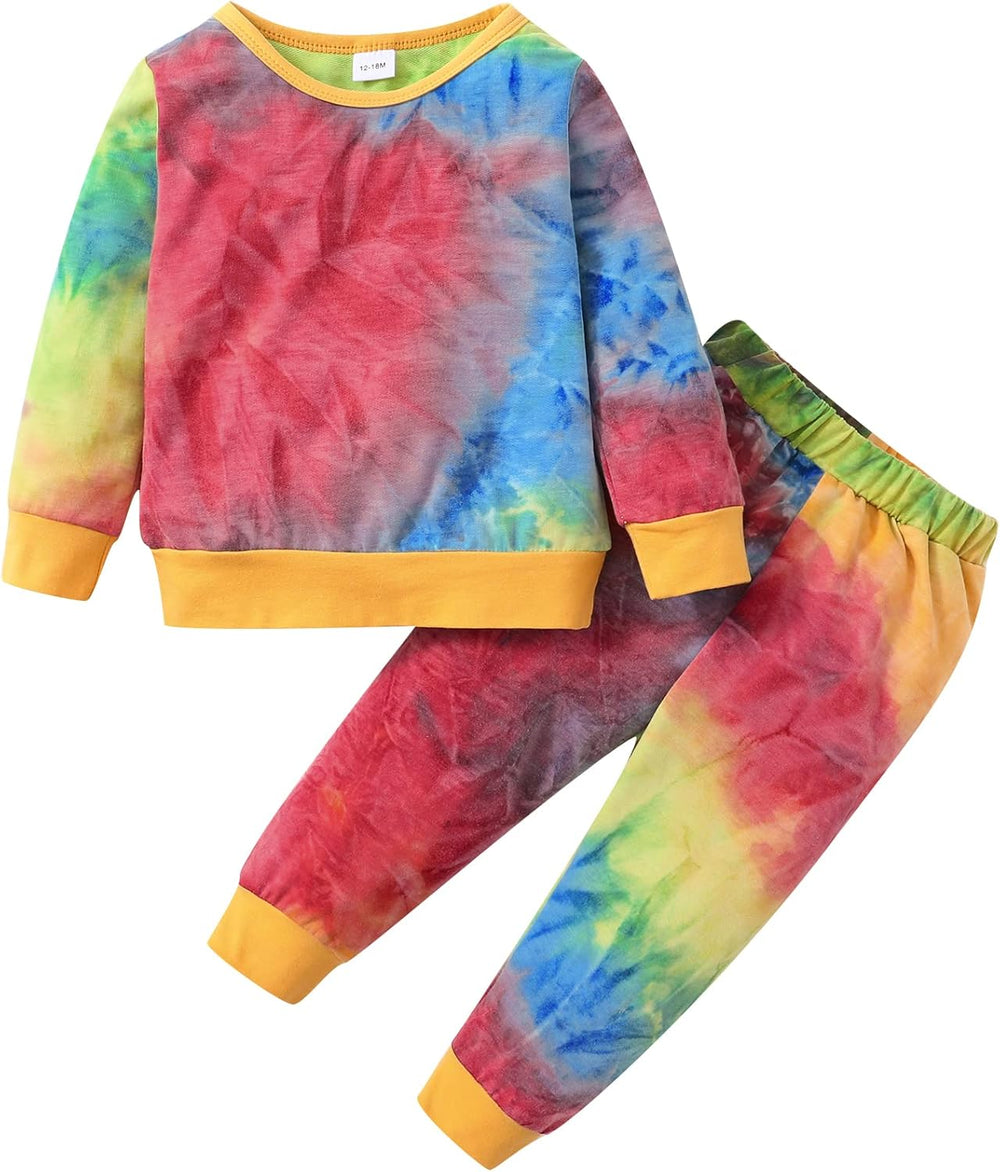 Cozy Girls' Warm Baby Sweater Set - Soft Knit Pullover & Pants Outfit for Winter