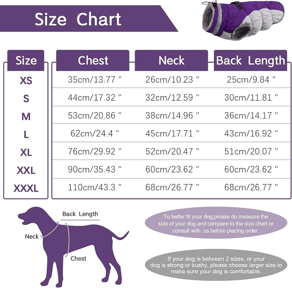 Cozy Winter Dog Jacket with Integrated Harness - Warm & Durable Pet Coat for Cold Weather