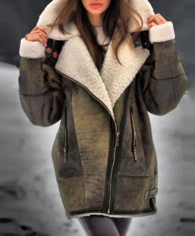 Warm Fleece Jacket for Women - Amara