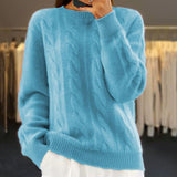 Warm Knitted Ladies Sweater - Bella