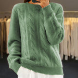 Warm Knitted Ladies Sweater - Bella